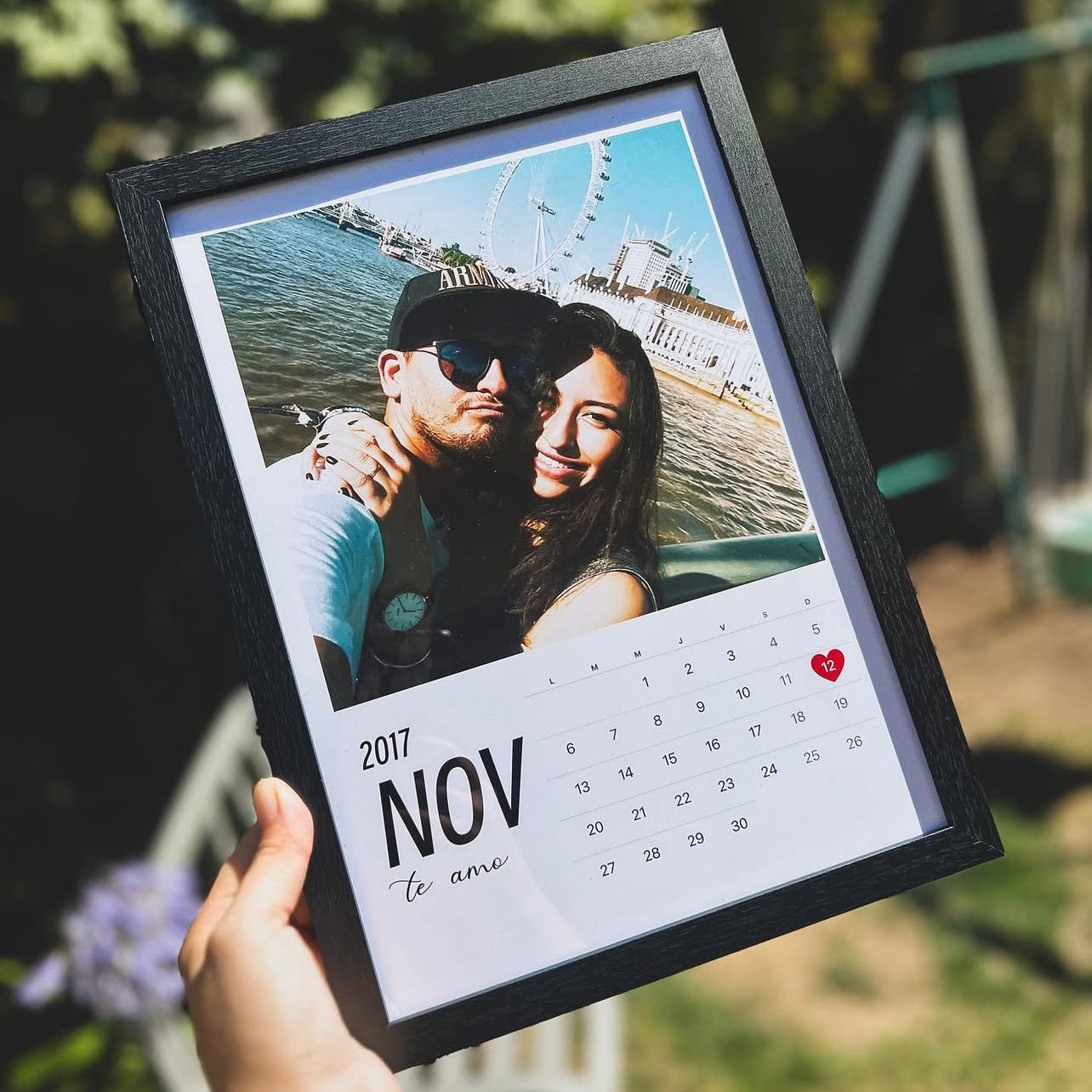 Cuadro Calendario Amor