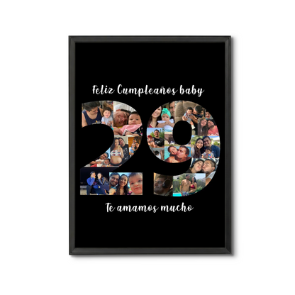 Cuadro Números Rellenos