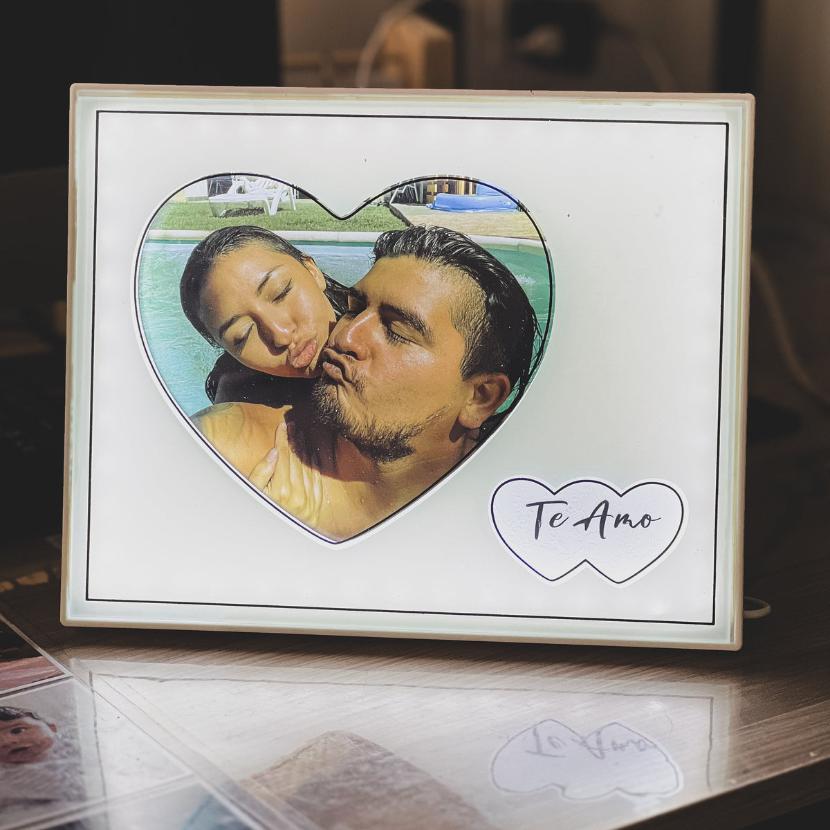 Cuadro Corazón Luz
