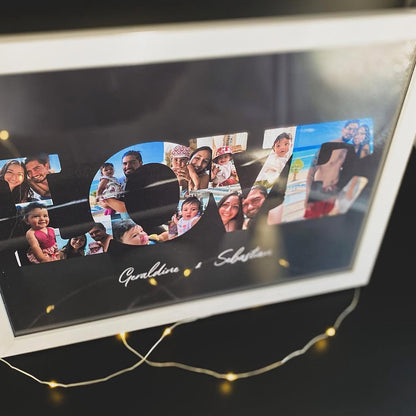 Cuadro Letras Rellenas