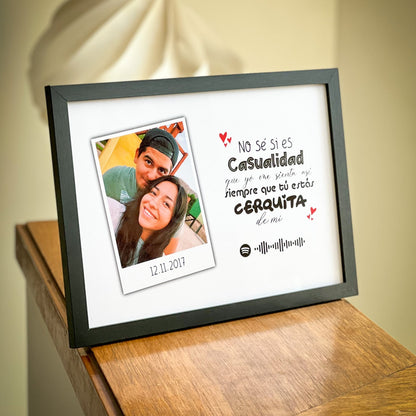 Cuadro Polaroid Canción