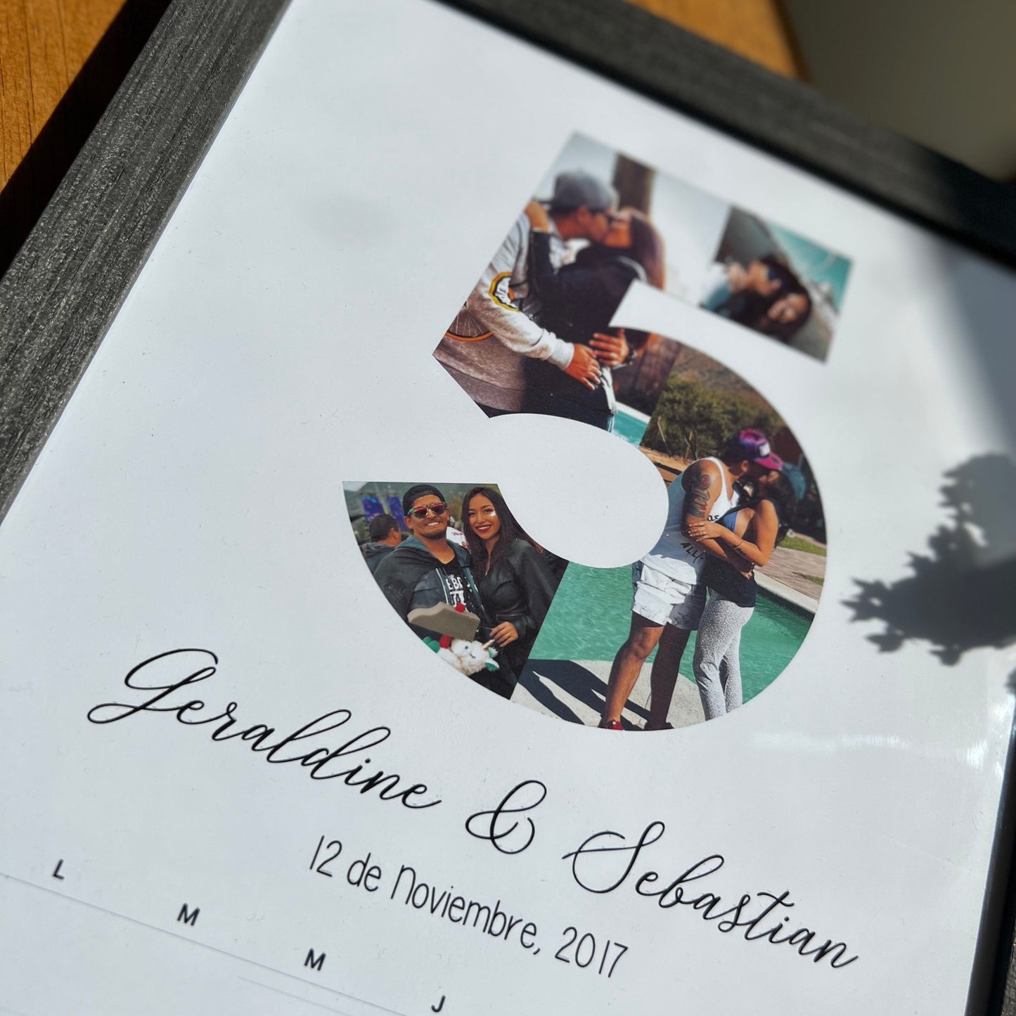 Cuadro Calendario Número