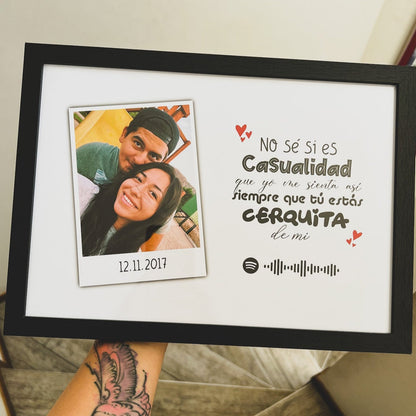 Cuadro Polaroid Canción